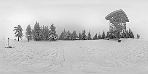 Panorama Barania Góra 1220 m npm - fot Wojciech Wałczyk www. zdobywcygor.pl